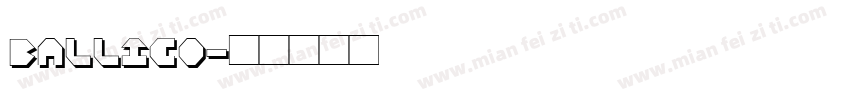 ballico字体转换