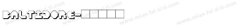 baltidore字体转换