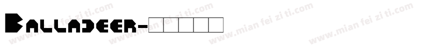 Balladeer字体转换