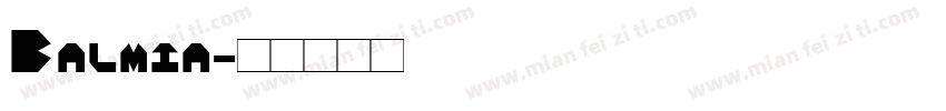 Balmia字体转换