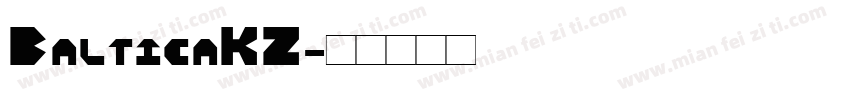 BalticaKZ字体转换