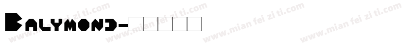 Balymond字体转换