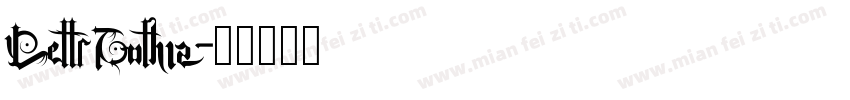 LettrGoth12字体转换