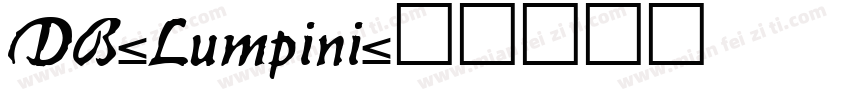 DB-Lumpini字体转换
