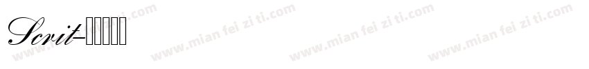 Scrit字体转换