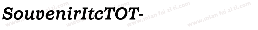 SouvenirItcTOT字体转换