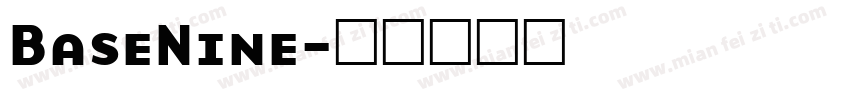 BaseNine字体转换