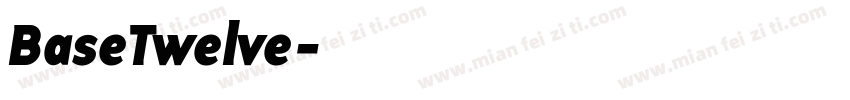 BaseTwelve字体转换