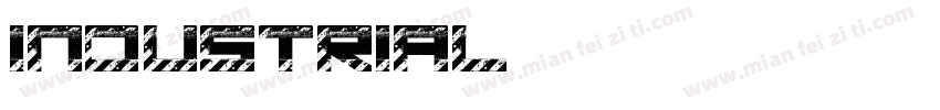 Industrial字体转换