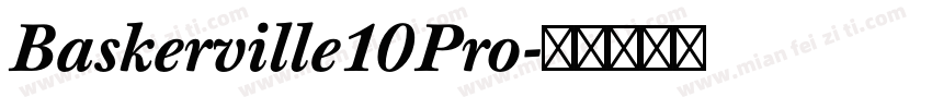 Baskerville10Pro字体转换