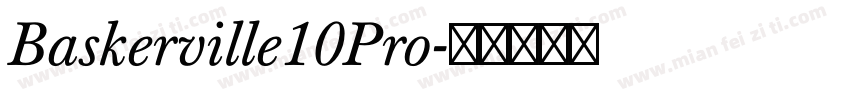Baskerville10Pro字体转换