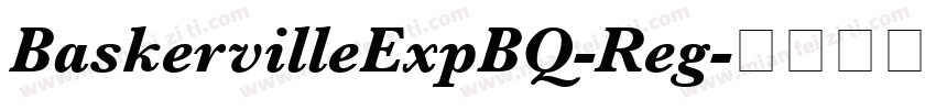 BaskervilleExpBQ-Reg字体转换