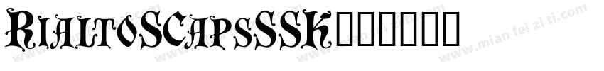 RialtoSCapsSSK字体转换