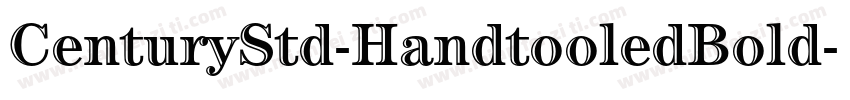CenturyStd-HandtooledBold字体转换