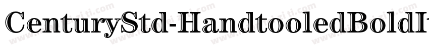 CenturyStd-HandtooledBoldIt字体转换
