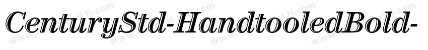 CenturyStd-HandtooledBold字体转换