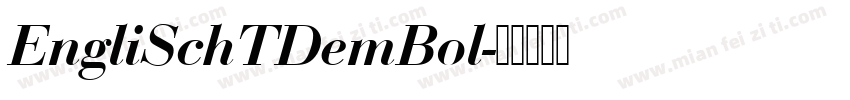 EngliSchTDemBol字体转换