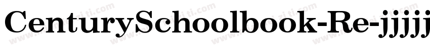 CenturySchoolbook-Re字体转换