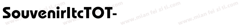 SouvenirItcTOT字体转换