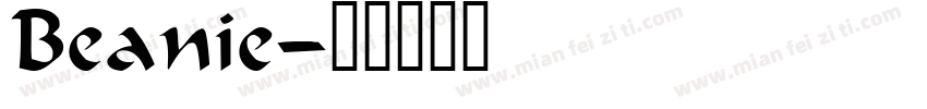 Beanie字体转换