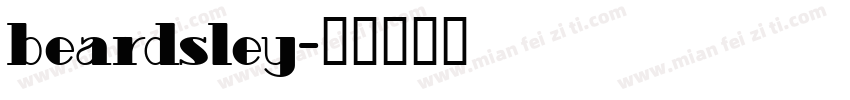beardsley字体转换