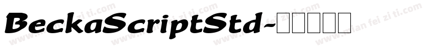 BeckaScriptStd字体转换