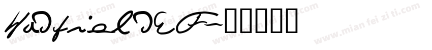 HadfieldEF字体转换