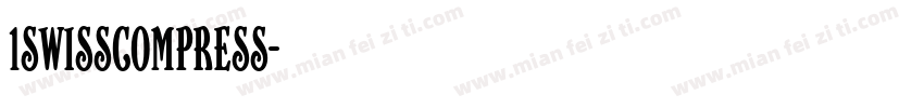 1swissCompress字体转换