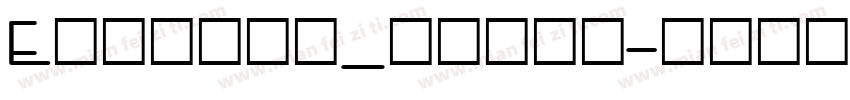 Ecolier_court字体转换