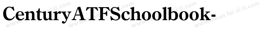 CenturyATFSchoolbook字体转换