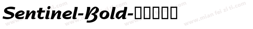 Sentinel-Bold字体转换