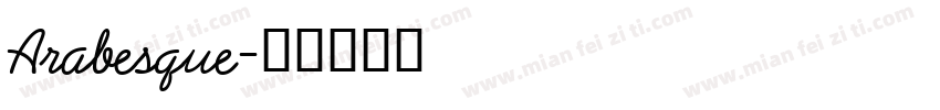 Arabesque字体转换