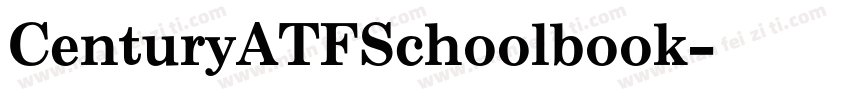 CenturyATFSchoolbook字体转换