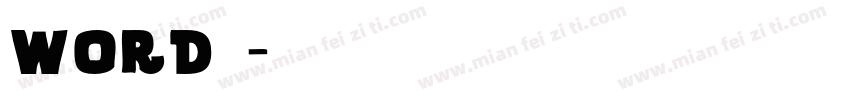 word仿宋字体转换