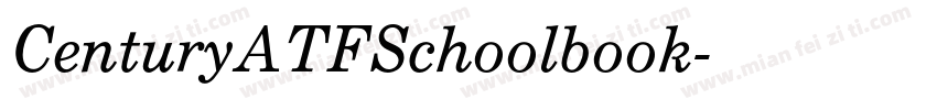 CenturyATFSchoolbook字体转换