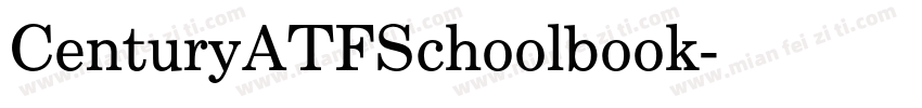 CenturyATFSchoolbook字体转换