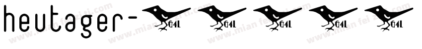 heutager字体转换