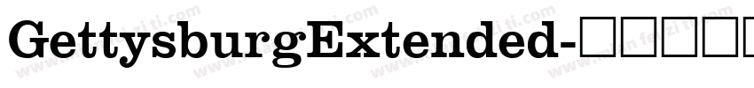 GettysburgExtended字体转换