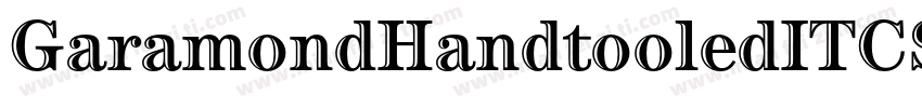 GaramondHandtooledITCStd-Italic字体转换