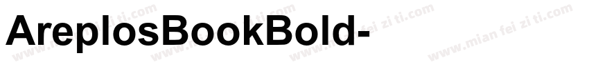 AreplosBookBold字体转换