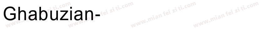 Ghabuzian字体转换