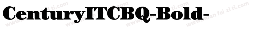 CenturyITCBQ-Bold字体转换