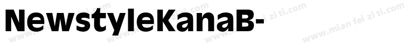 NewstyleKanaB字体转换