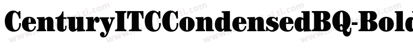 CenturyITCCondensedBQ-Bold字体转换