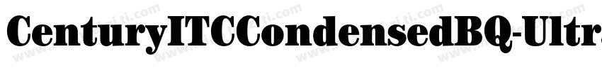 CenturyITCCondensedBQ-UltraItalic字体转换