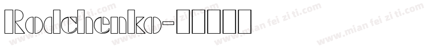 Rodchenko字体转换