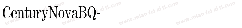 CenturyNovaBQ字体转换