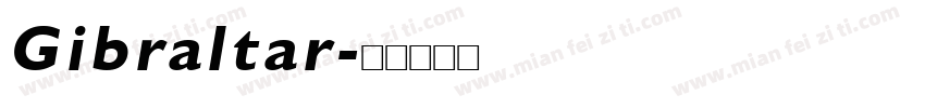 Gibraltar字体转换