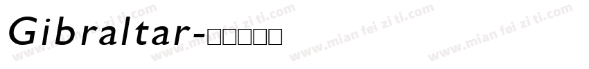 Gibraltar字体转换