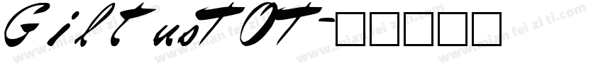 GiltusTOT字体转换